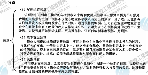 09年房地產(chǎn)估價師《經(jīng)營與管理》資料：各類預算