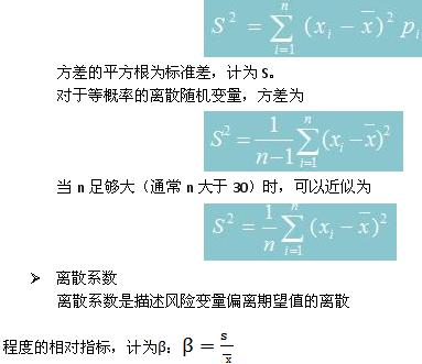 方差和標準差