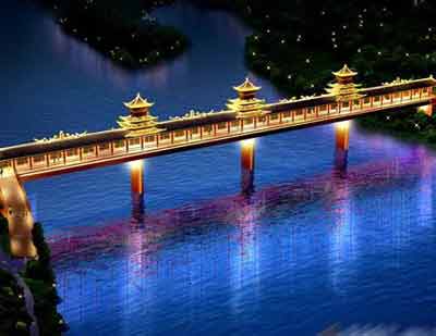 奢華的天橋效果圖