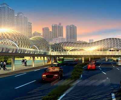 奢華的天橋效果圖