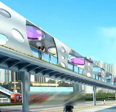 奢華的天橋效果圖