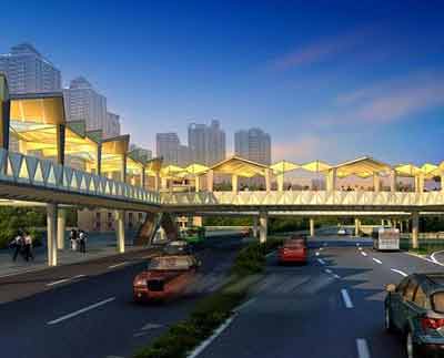 奢華的天橋效果圖