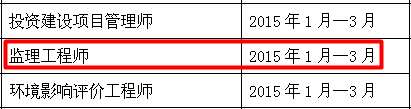 南通人事考試網(wǎng)公布2015年監(jiān)理工程師報(bào)名時間