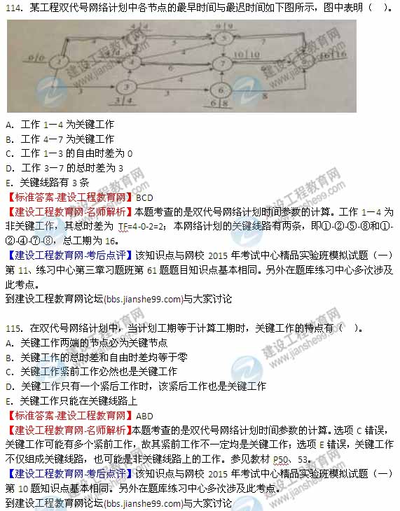 【全網(wǎng)首發(fā)】2015年監(jiān)理工程師《建設(shè)工程質(zhì)量、投資、進(jìn)度控制》試題及答案