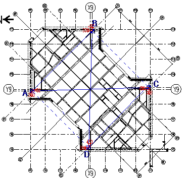 57-78層平面控制網(wǎng)的建立