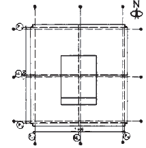 北京國貿(mào)三期主樓平面控制網(wǎng)是如何布置的