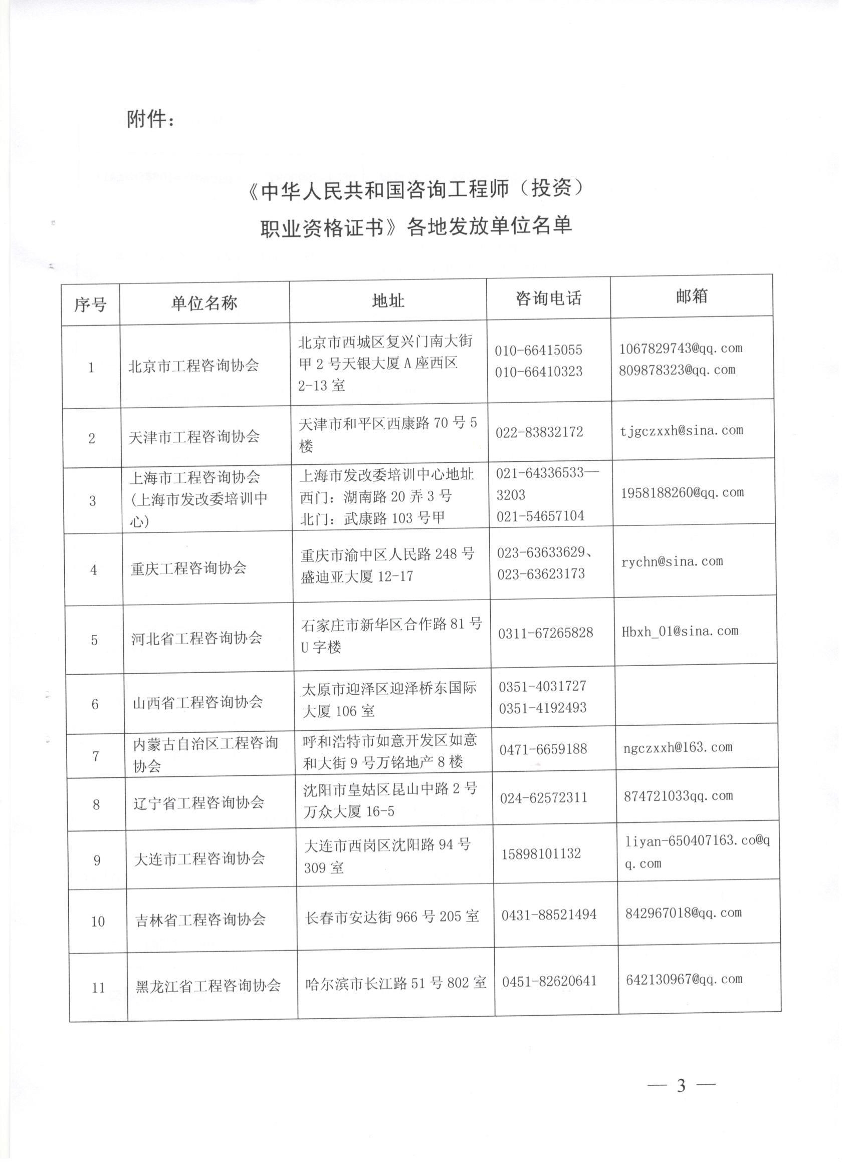 中國工程咨詢協(xié)會(huì)關(guān)于領(lǐng)取咨詢工程師（投資）職業(yè)資格證書的通知