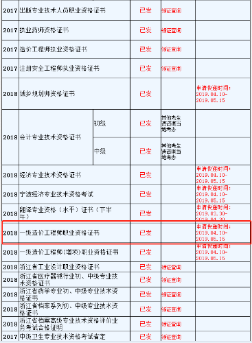 資格證書領取時間安排表